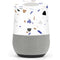 White Terrazzo Google Home Skin