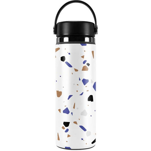 White Terrazzo Hydro Flask 20oz Wide Mouth Skin