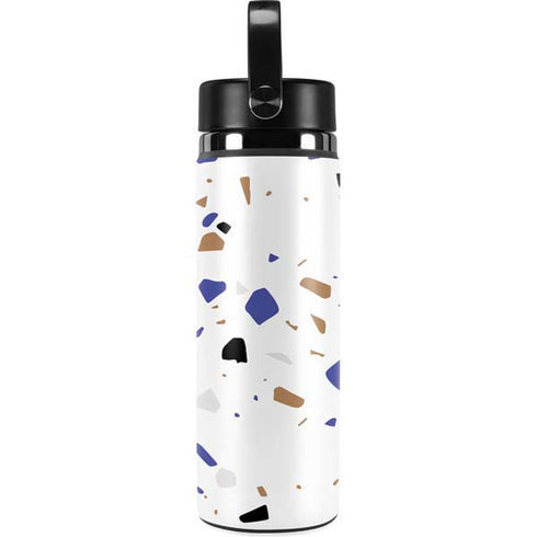 White Terrazzo Hydro Flask 20oz Wide Mouth Skin
