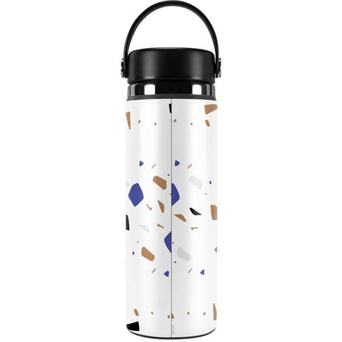 White Terrazzo Hydro Flask 20oz Wide Mouth Skin