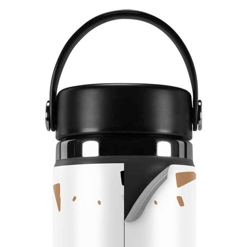White Terrazzo Hydro Flask 20oz Wide Mouth Skin