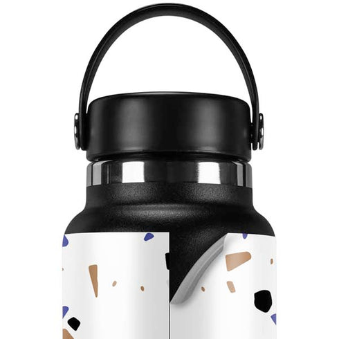 White Terrazzo Hydro Flask 32oz Wide Mouth Skin