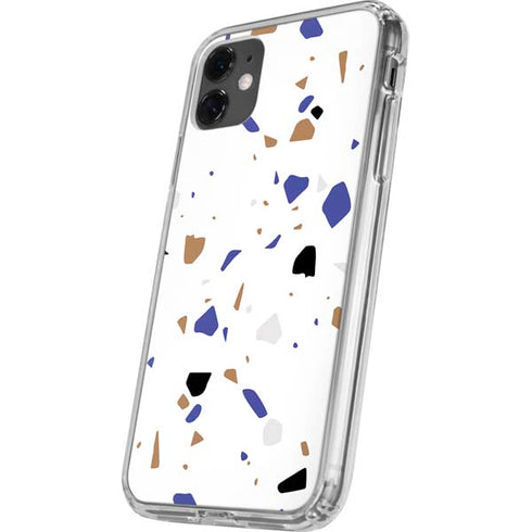 White Terrazzo iPhone 11 Clear Case