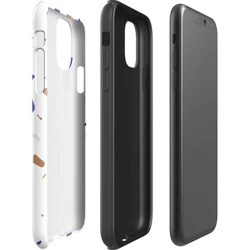 White Terrazzo iPhone 11 Impact Case
