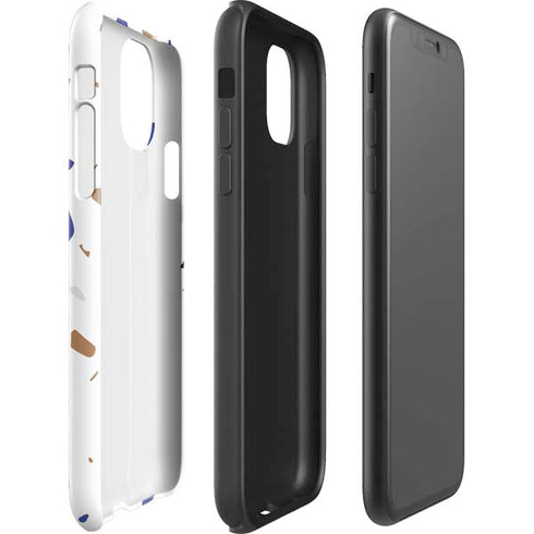 White Terrazzo iPhone 11 Pro Max Impact Case