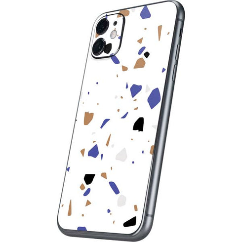 White Terrazzo iPhone 11 Skin