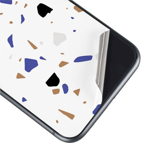 White Terrazzo iPhone 11 Skin