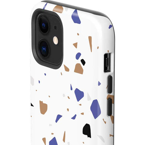 White Terrazzo iPhone 12 Impact Case
