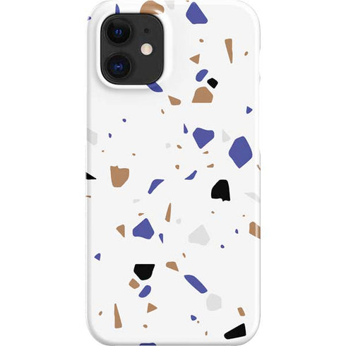 White Terrazzo iPhone 12 Mini Lite Case