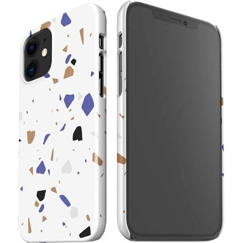White Terrazzo iPhone 12 Mini Lite Case