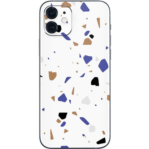 White Terrazzo iPhone 12 Mini Skin