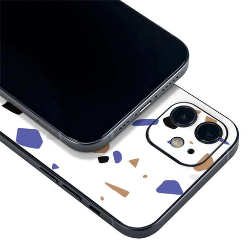 White Terrazzo iPhone 12 Mini Skin