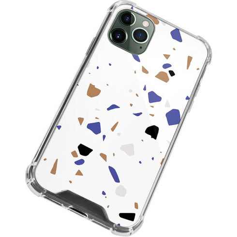 White Terrazzo iPhone 12 Pro Clear Case