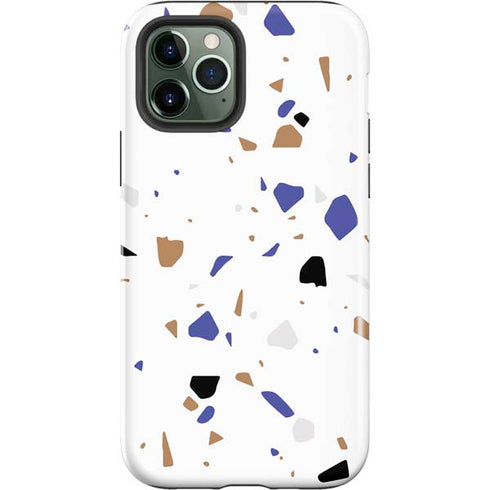 White Terrazzo iPhone 12 Pro Impact Case