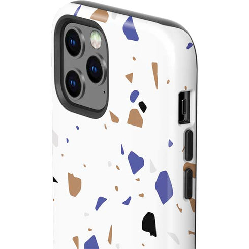White Terrazzo iPhone 12 Pro Impact Case