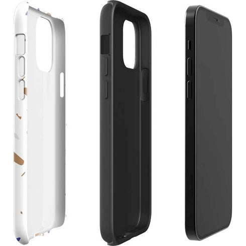 White Terrazzo iPhone 12 Pro Max Impact Case