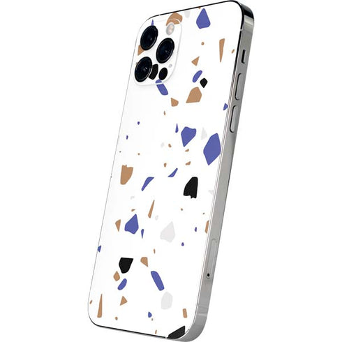 White Terrazzo iPhone 12 Pro Max Skin