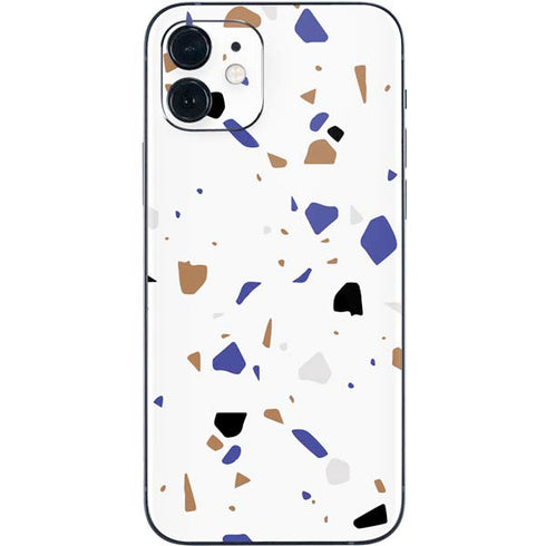 White Terrazzo iPhone 12 Skin