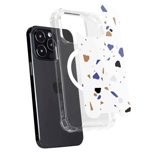 White Terrazzo iPhone 13 Pro MagSafe Case