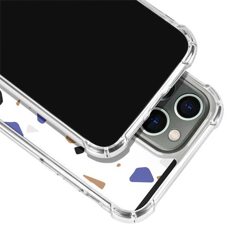 White Terrazzo iPhone 13 Pro Max Clear Case