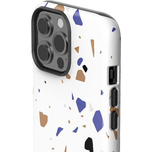 White Terrazzo iPhone 13 Pro Max Impact Case