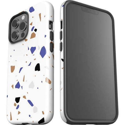 White Terrazzo iPhone 13 Pro Max Impact Case