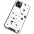 White Terrazzo iPhone 14 Plus Clear Case