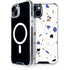 White Terrazzo iPhone 14 Plus MagSafe Case