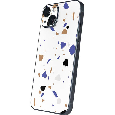 White Terrazzo iPhone 14 Plus Skin
