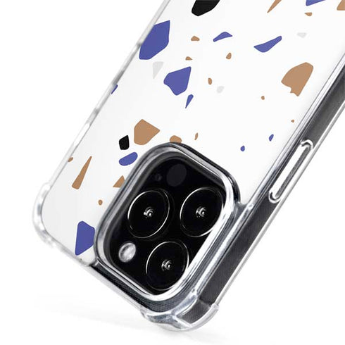 White Terrazzo iPhone 15 Pro Max MagSafe Case