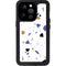 White Terrazzo iPhone 14 Pro Waterproof Case
