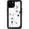 White Terrazzo iPhone 15 Plus Waterproof Case