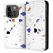 White Terrazzo iPhone 15 Pro Folio Case