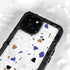 White Terrazzo iPhone 15 Waterproof Case