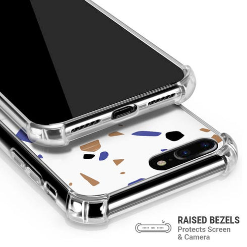 White Terrazzo iPhone 7/8 Plus Clear Case