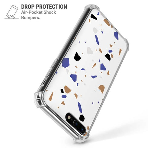 White Terrazzo iPhone 7/8 Plus Clear Case