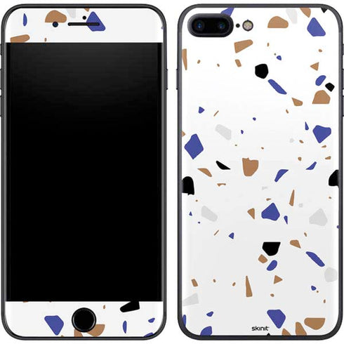 White Terrazzo iPhone 8 Plus Skin