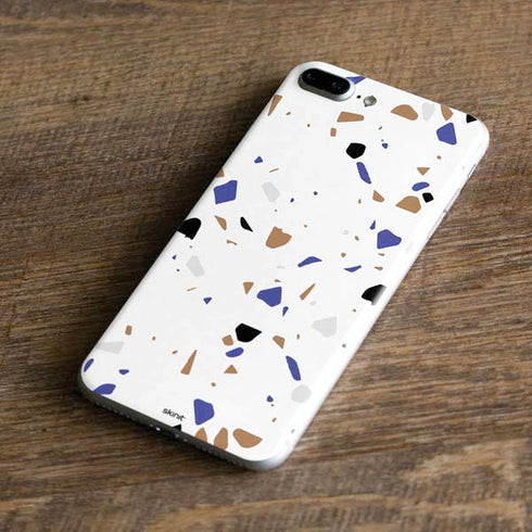 White Terrazzo iPhone 8 Plus Skin