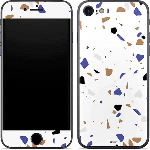 White Terrazzo iPhone 8 Skin
