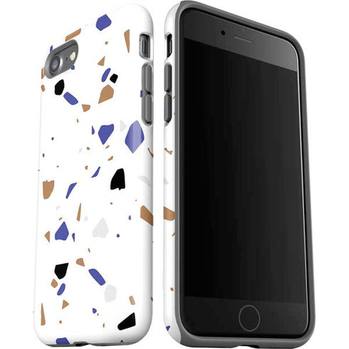 White Terrazzo iPhone SE (2nd & 3rd Gen) Pro Case