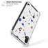 White Terrazzo iPhone XR Clear Case