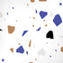 White Terrazzo iPhone XS Skin