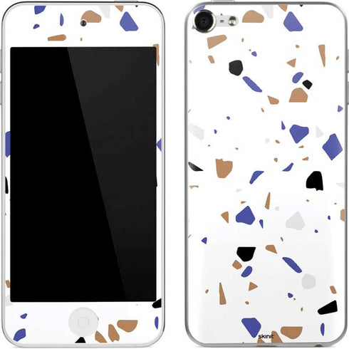 White Terrazzo Apple iPod Skin