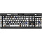 White Terrazzo K95 RGB PLATINUM Mechanical Gaming Keyboard Skin