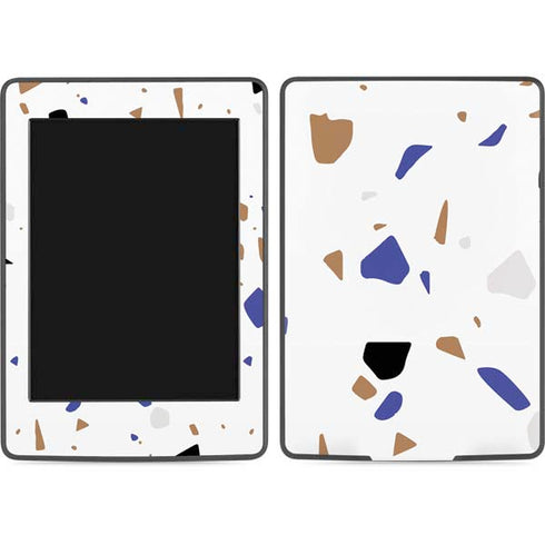 White Terrazzo Amazon Kindle Skin