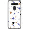 White Terrazzo LG K51/Q51 Clear Case
