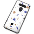 White Terrazzo LG K51/Q51 Clear Case
