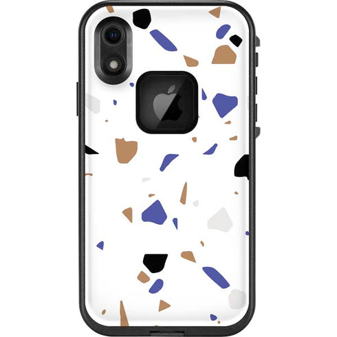 White Terrazzo LifeProof Fre iPhone Skin