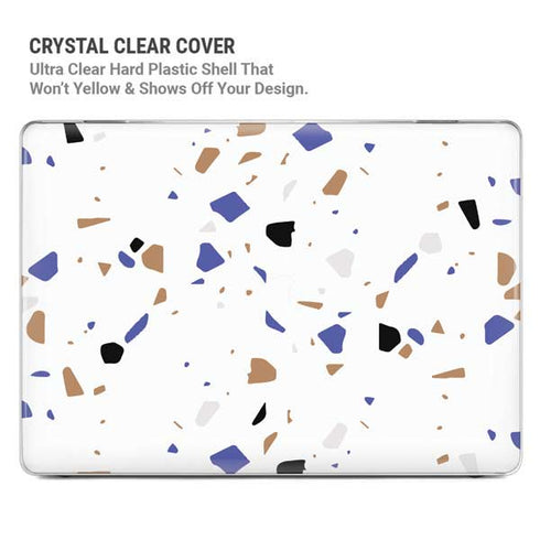White Terrazzo MacBook Air 15in (2023-2025) Case plus Skin