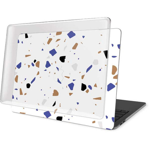 White Terrazzo MacBook Pro 13in (2020) Case plus Skin